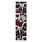 World Rug Gallery Contemporary Abstract Circles Soft Runner Rug 2' x 7'2'' Red 105RED2X7 - alternate 2